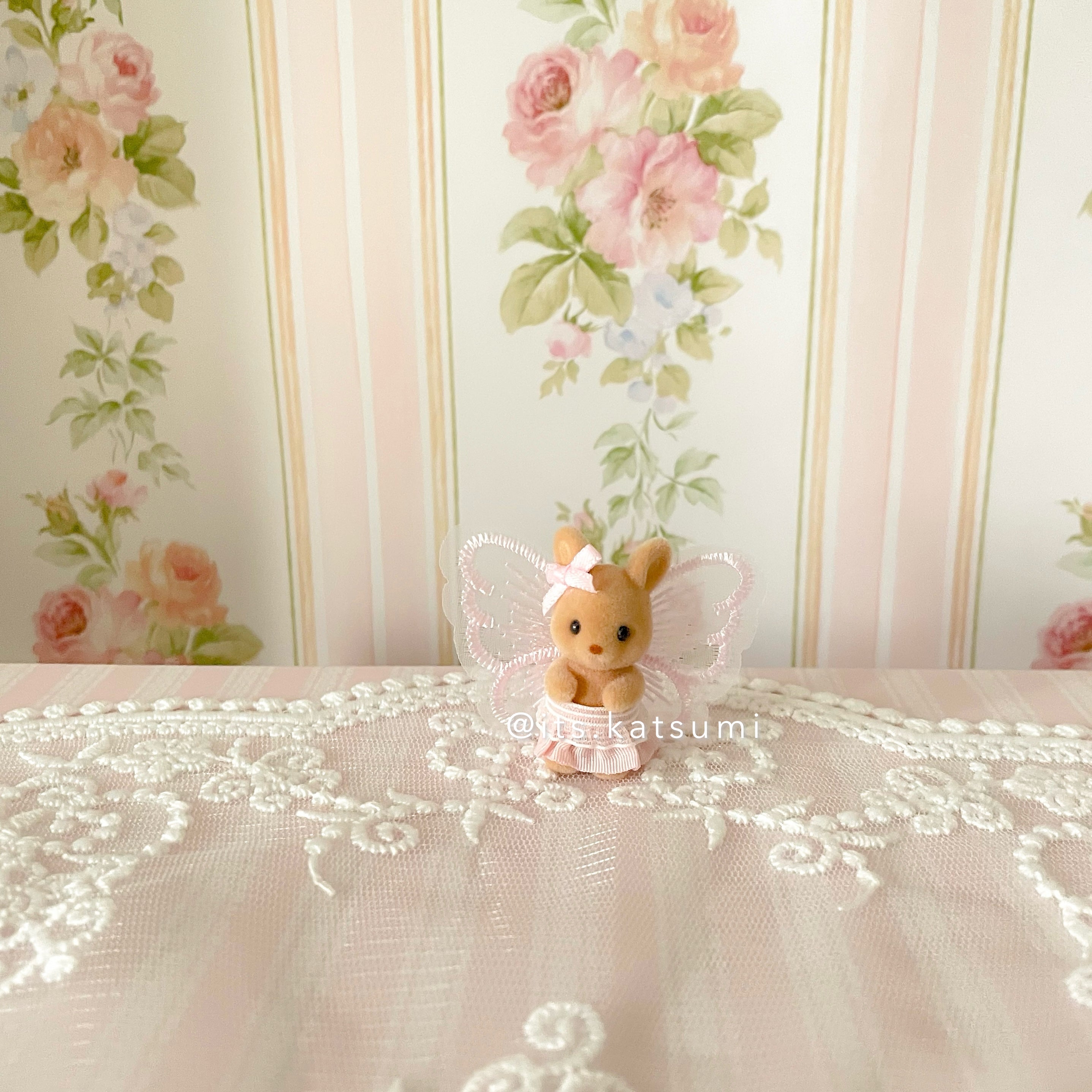 Real Calico Critter / Sylvanian Families ♡ Infant Kangaroo in a Kawaii Fairy Outfit