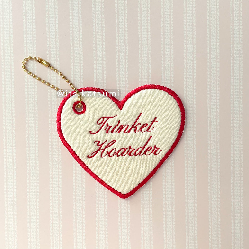 Trinket Hoarder Heart Keychain