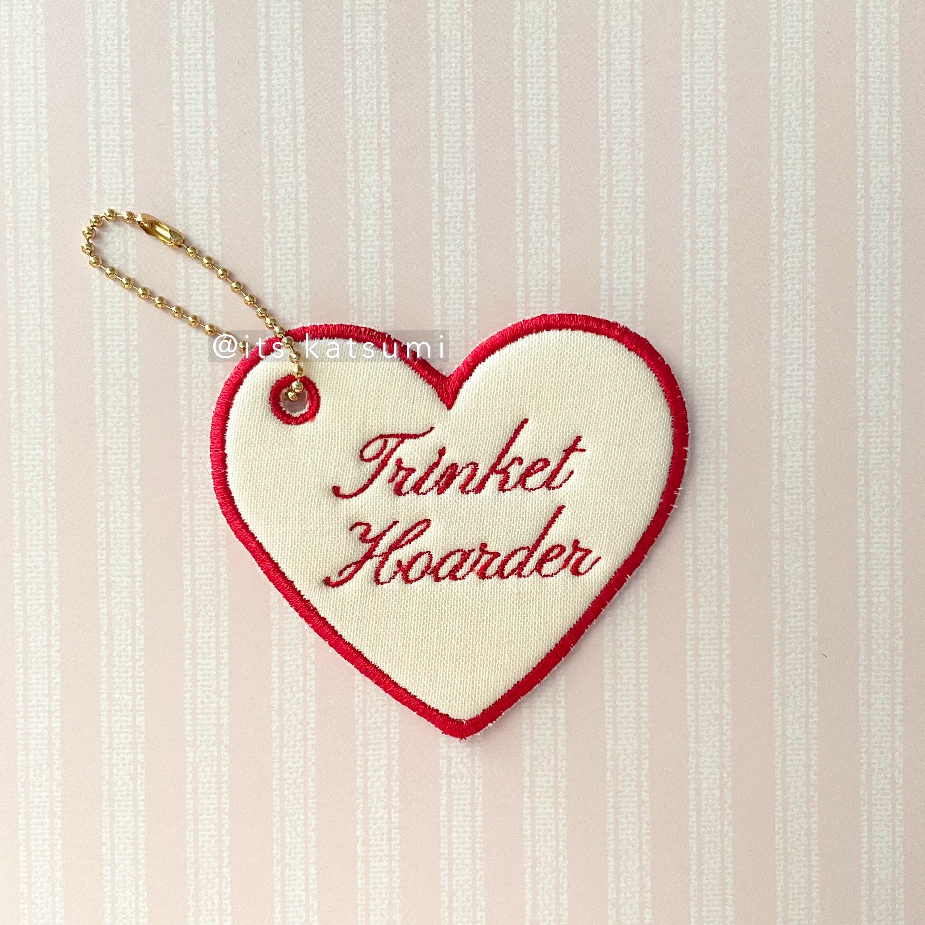 Trinket Hoarder Heart Keychain