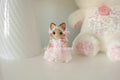 Real Calico Critter / Sylvanian Families ♡ Adult Brown Sandy Cat in a Kawaii Lolita Dress