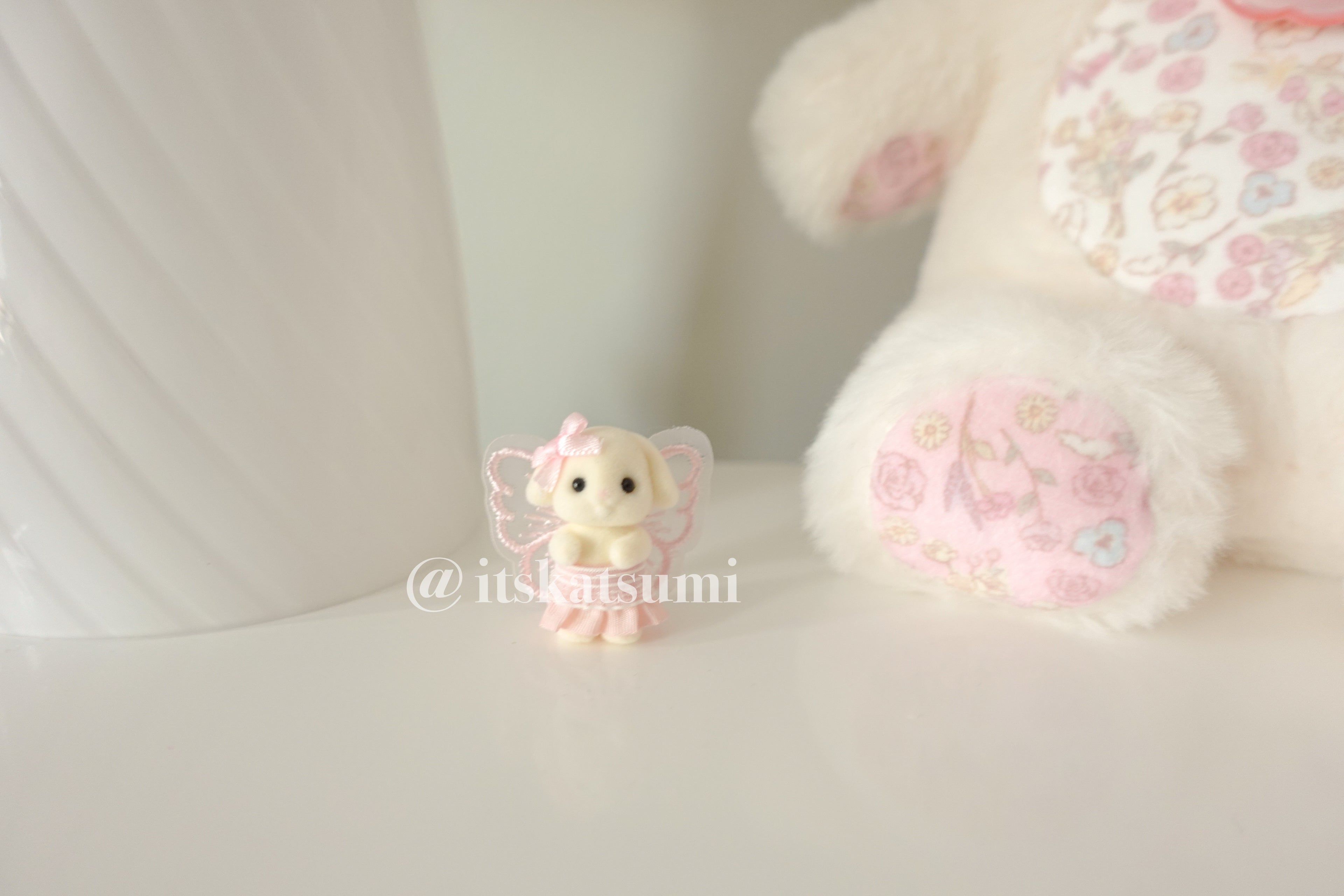 Real Calico Critter / Sylvanian Families ♡ Infant Flora Bunny in a Kawaii Fairy Outfit