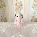 Real Calico Critter / Sylvanian Families ♡ Child Latte Cat in a Kawaii Lolita Dress