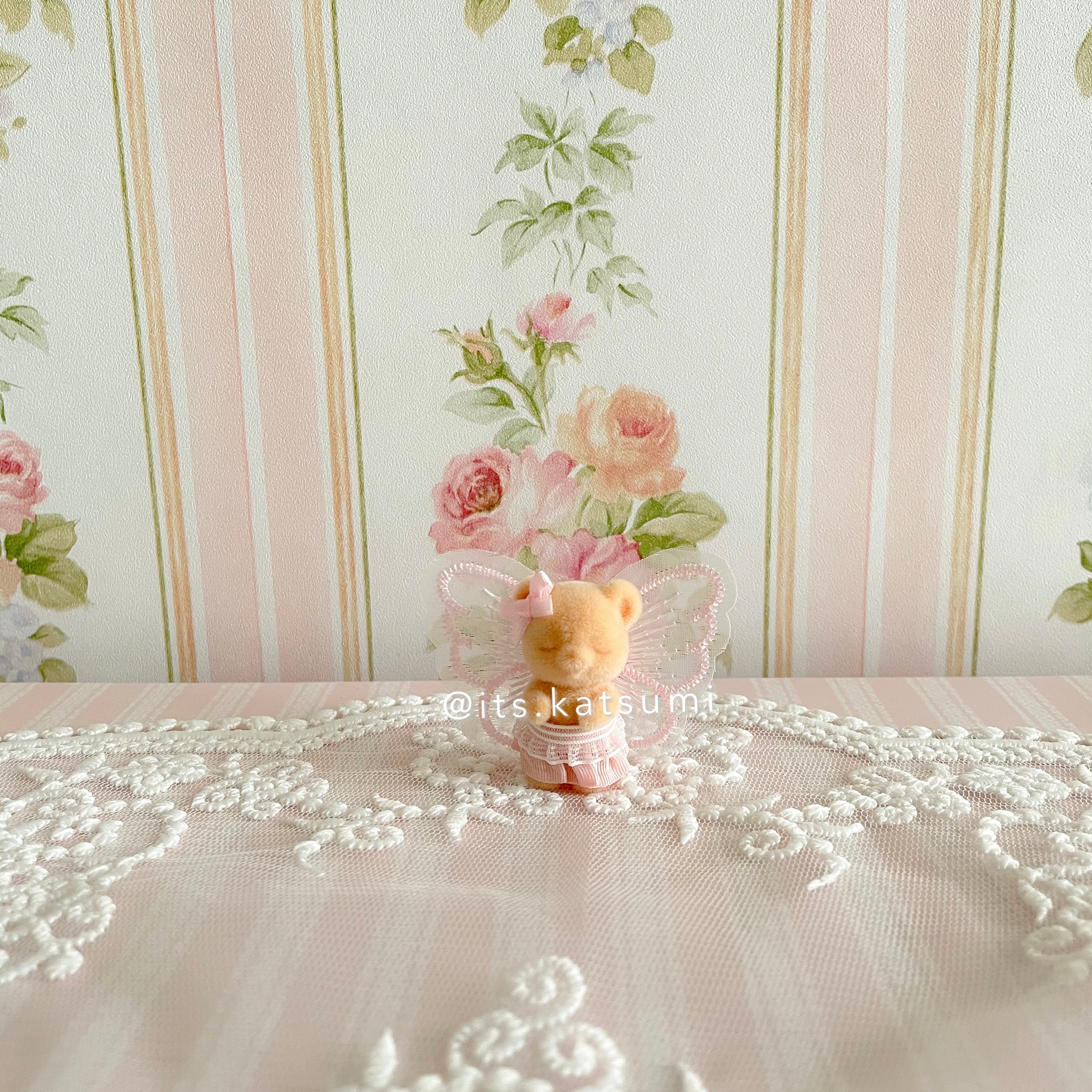 Real Calico Critter / Sylvanian Families ♡ Infant Biscuit Bear in a Kawaii Fairy Outfit