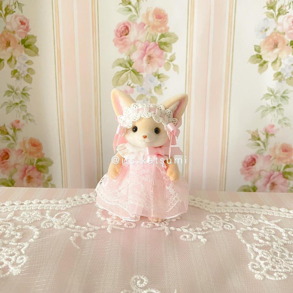 Real Calico Critter / Sylvanian Families ♡ Adult Fennec Fox in a Kawaii Lolita Dress