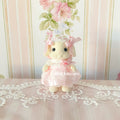 Real Calico Critter / Sylvanian Families ♡ Child Flora Bunny in a Kawaii Lolita Dress